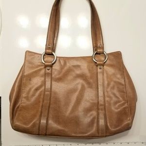 Large Nine West Brown Hobo Bag